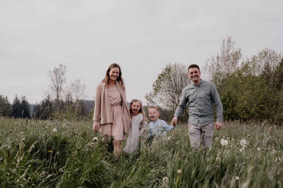 Familienshooting im Frühling